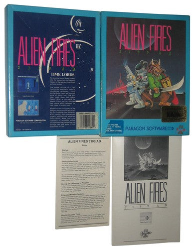 Alien Fires 2199 AD Paragon Game Box & Manual Only - (NO Game)