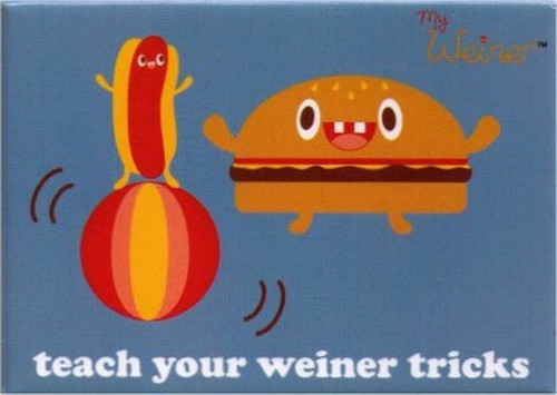 Teach Your Weiner Tricks Magnet BM2965