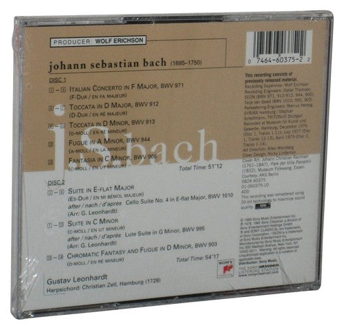J.S. Bach: Italian Concerto / Chromatic Fantasy & Fugue / Toccatas & Suites - Gustav Leonhardt Music CD Set