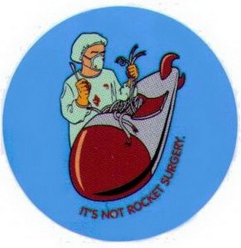 It's Not Rocket Surgery Button SB4568