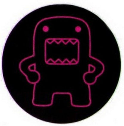 Domo-Kun Pink Outline Button DB4289