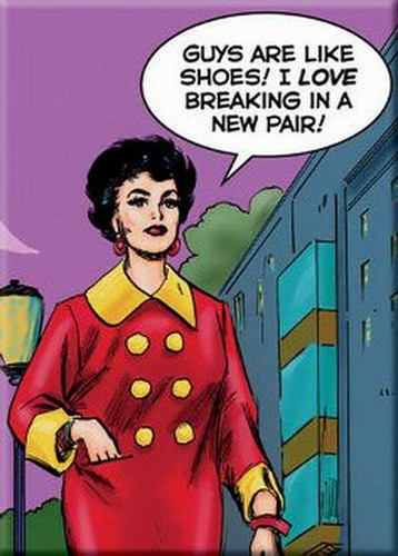 Last Kiss Guys Are Like Shoes Magnet 29553LK