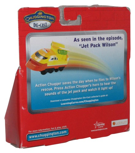 Chuggington Jet Pack Chugger Die-Cast (2011) Learning Curve Toy Train - (Sound Non-Working)