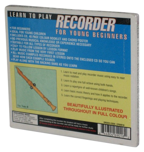 10 Easy Lessons Learn To Play Recorder For Young Beginner (2005) Audio Music CD