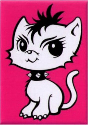 Good Kitty Bad Kitty Mohawk Magnet BM1603