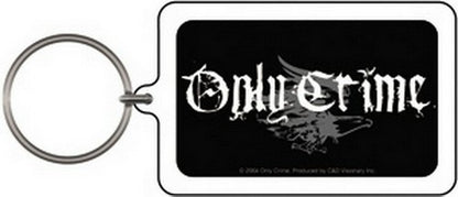 Only Crime Eagle Logo Lucite Keychain K-1392