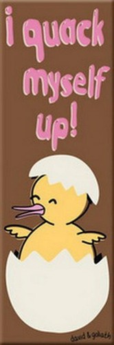 David and Goliath I Quack Myself Up Magnet 60020LDG