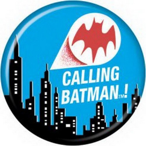 DC Comics Batman Bat Signal Calling Licensed 1.25 Inch Button 81718