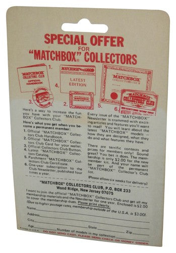 Matchbox Superfast Atlas Blue & Orange 1976 Lesney Vintage Toy Dump Truck No. 23 - (Cracked Plastic)