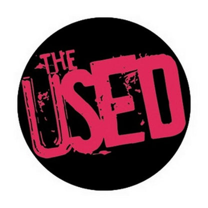 The Used Red Logo Button B-4197