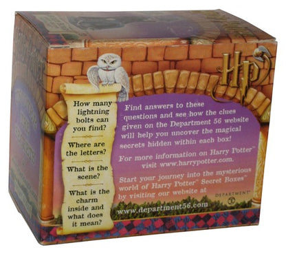 Harry Potter And The Sorting Hat Secret Boxes (2000) Limited Edition Department 56 Figurine