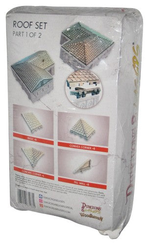 Dungeons & Lasers Woodhaven Roof Set Part 1 of 2 Sky Is The Limit Tabletop Plastic Box Set - (Damaged Box)