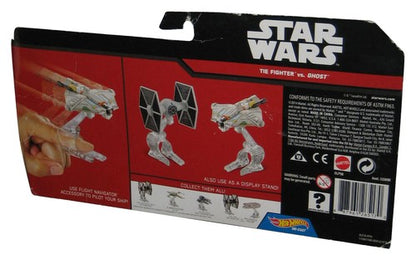 Star Wars Rebels Hot Wheels (2014) Ghost vs. Tie Fighter Toy Starship Set 2-Pack - (Card Wear)