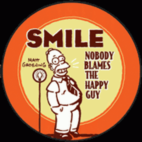 Simpsons Homer Smile Button SB3316