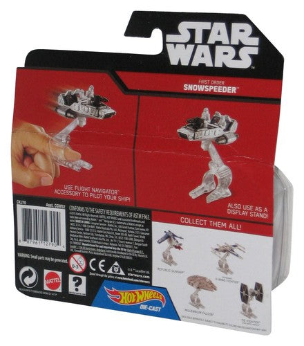 Star Wars Hot Wheels First Order Snowspeeder (2015) Starships Toy Vehicle - (Plastic Loose From Blister)