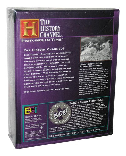 The History Channel Construction On Mt Rushmore 500pc Puzzle