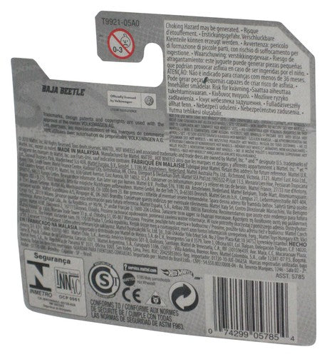 Hot Wheels Thrill Racers Jungle 4/6 (2010) Baja Beetle Toy Car 214/244 - (Short Card)