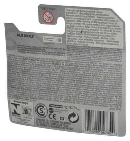 Hot Wheels Thrill Racers Jungle 4/6 (2010) Baja Beetle Toy Car 214/244 - (Short Card)