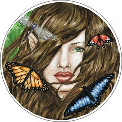 Nedda Aria Button B-3042