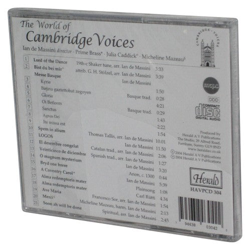 The World of Cambridge Voices (2004) Audio Music CD