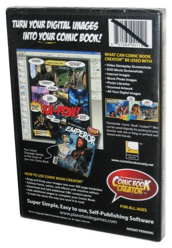 Comic Book Creator Make Your Own Comics (2005) PC Video Game