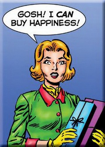 Last Kiss Gosh! I Can Buy Happiness Magnet 29551LK