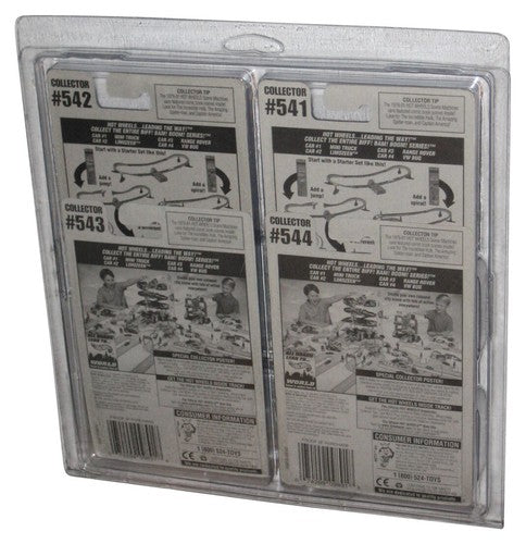 Hot Wheels Biff! Bam! Boom! Series Lot Set 1-4 w/ Plastic Protector - (Mini Truck, Limozeen, Range Rover & VW Bug)