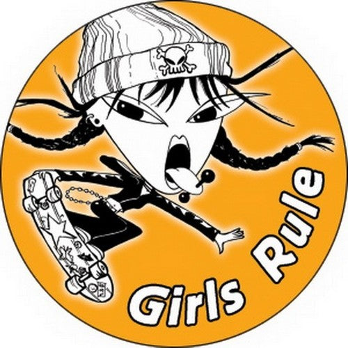 Ultra Vixen Girls Rule Button B-UV-0006