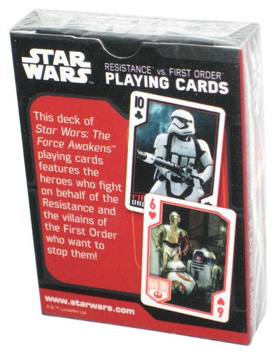 Star Wars Resistance vs First Order Cartamundi Playing Cards