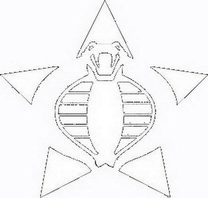 GI Joe Cobra Window Decal Sticker