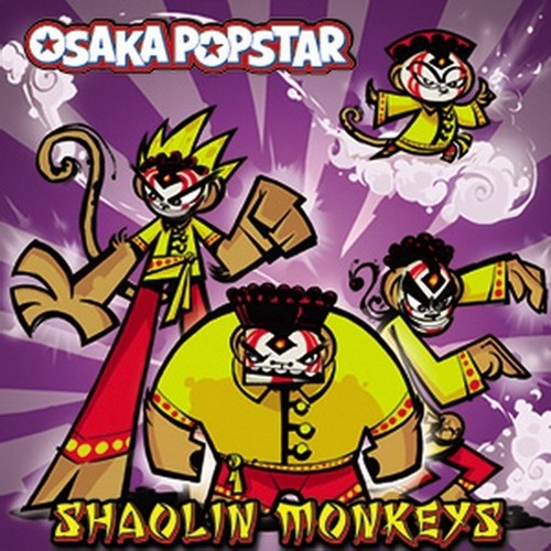 Osaka Popstar Monkeys Button B-3871