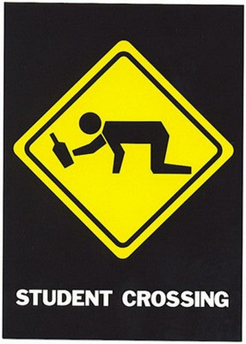 Student Crossing Postcard 46045