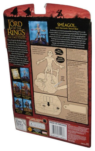 Lord of The Rings Two Towers Smeagol (2003) ToyBiz Action Figure - (Damaged Card)