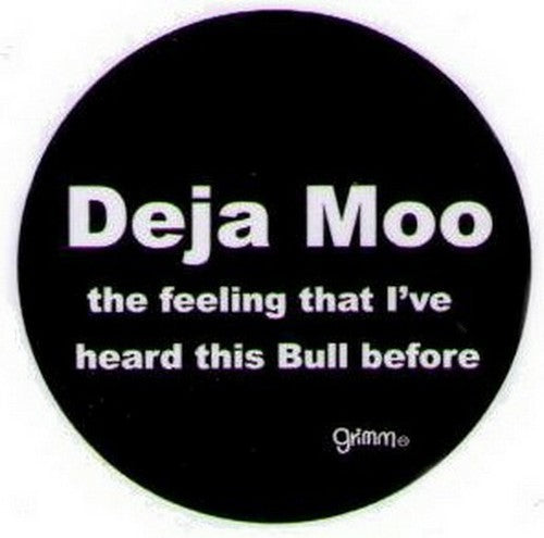 Deja Moo Feeling Heard Bull Button GB3005