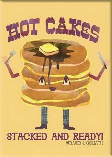 David and Goliath Hot Cakes Pocket Mirror 50762