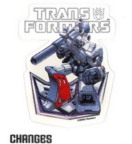 Transformers G1 Megatron Decepticon Dreamwave Sticker