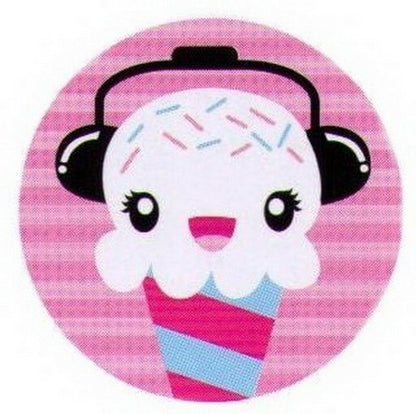 Bored Inc. Ice Cream Cone Button BB3993