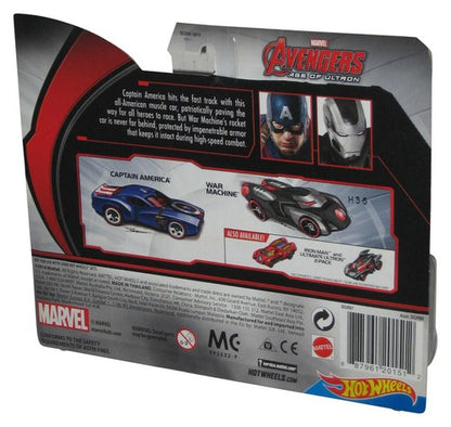 Marvel Avengers Age of Ultron Captain America & War Machine (2014) Hot Wheels Toy Car 2-Pack Set