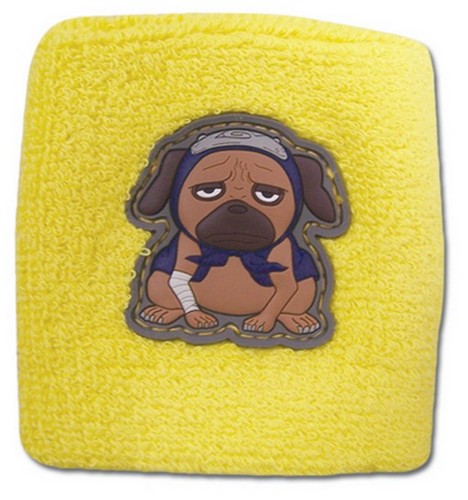 Naruto Pakkun Anime Yellow Wristband GE-8079