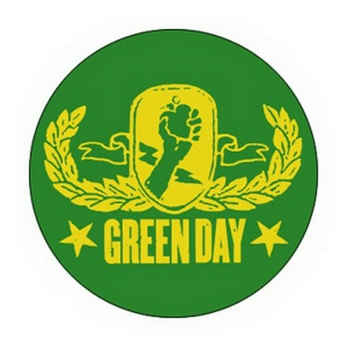 Green Day Crest Button B-2219