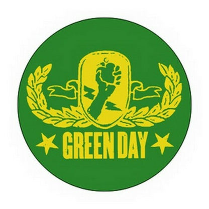 Green Day Crest Button B-2219