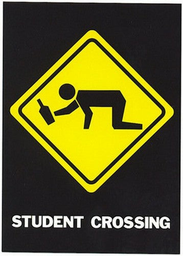 Student Crossing Postcard 46045
