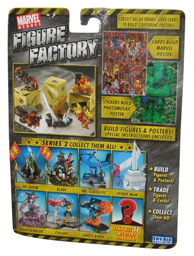 Marvel Build Figure Factory (2005) Toy Biz Spider-Man Series 2 w/ Cards