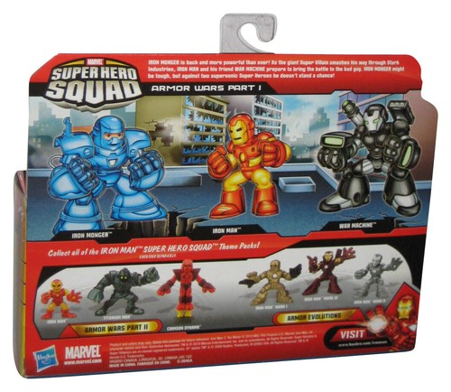Marvel Super Hero Squad Iron Man 2 (2010) Armor Wars Part I Figure Set - (Monger & War Machine)