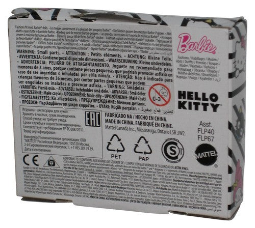 Barbie Fashion Hello Kitty (2018) Mattel Pink Bow Ties Shirt Clothing