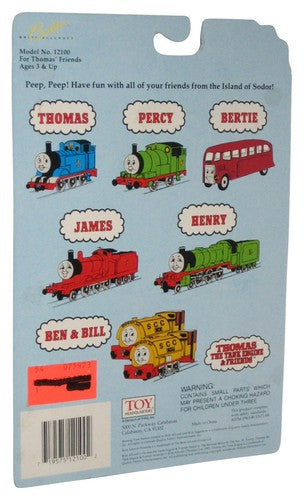 Thomas Tank Engine & Friends (1993) Train Bertie The Bus Red Plastic Wind-Up Motorized Toy - (Damaged Packaging)