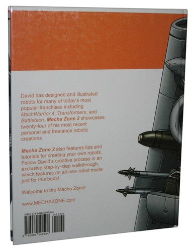 Mecha Zone 2 The Art of David A. White Robot Drawings and Tutorials Hardcover Book
