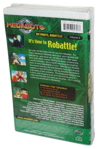 Medabots Robattle More Power Vol. 2 ADV Films (2002) Animated Cartoon VHS Tape