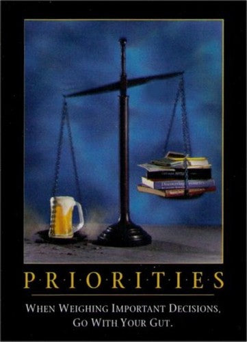 Priorities Weighing Decisions Magnet BM2458