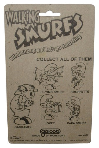 Smurfs Walking Wind-Up Galoob Smurf Toy Figure